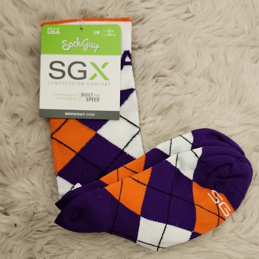 Sock Guy NWT Compression Fit Socks Size Medium